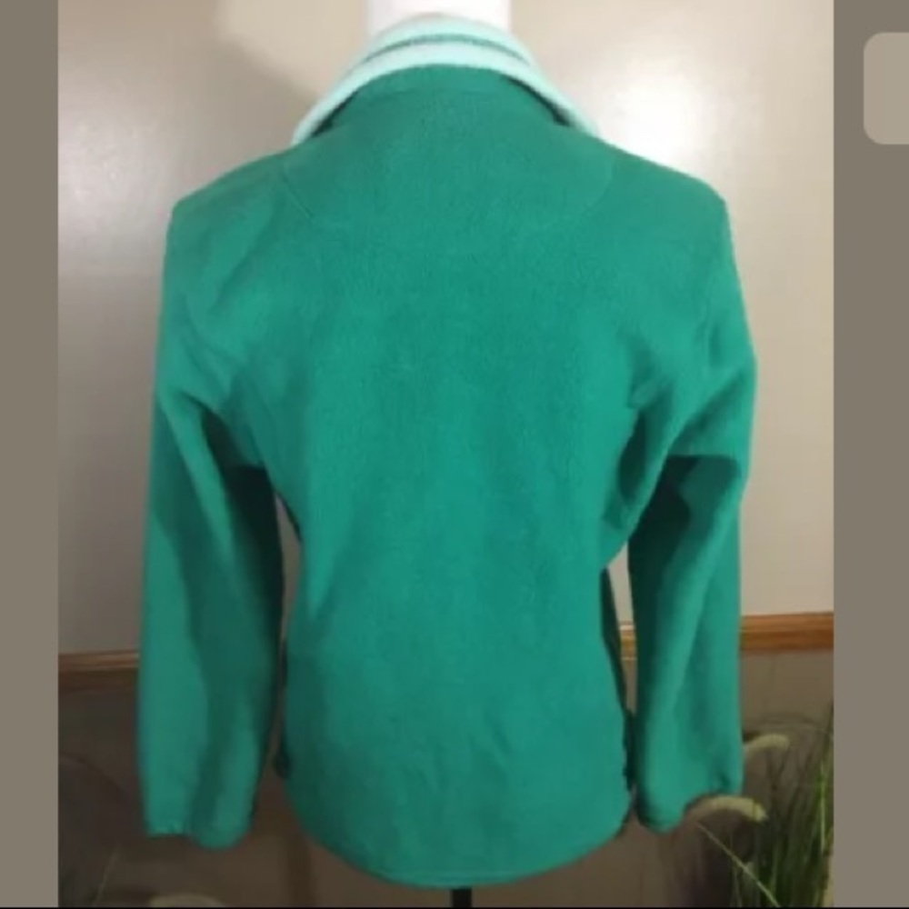 Cabelas Green Fleece ZIP Jacket - Picture 6 of 7